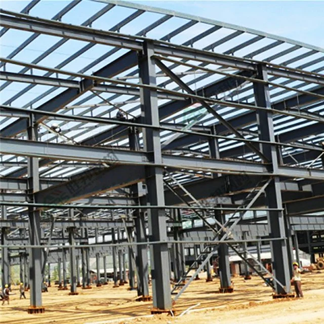 Prefab Industrial House Construction Steel Structure Building for Prefabricated Warehouse Workshop