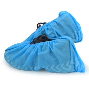 Lab Use Disposable CPE Water Proof Shoe Cover Nonslip Shoe Cover