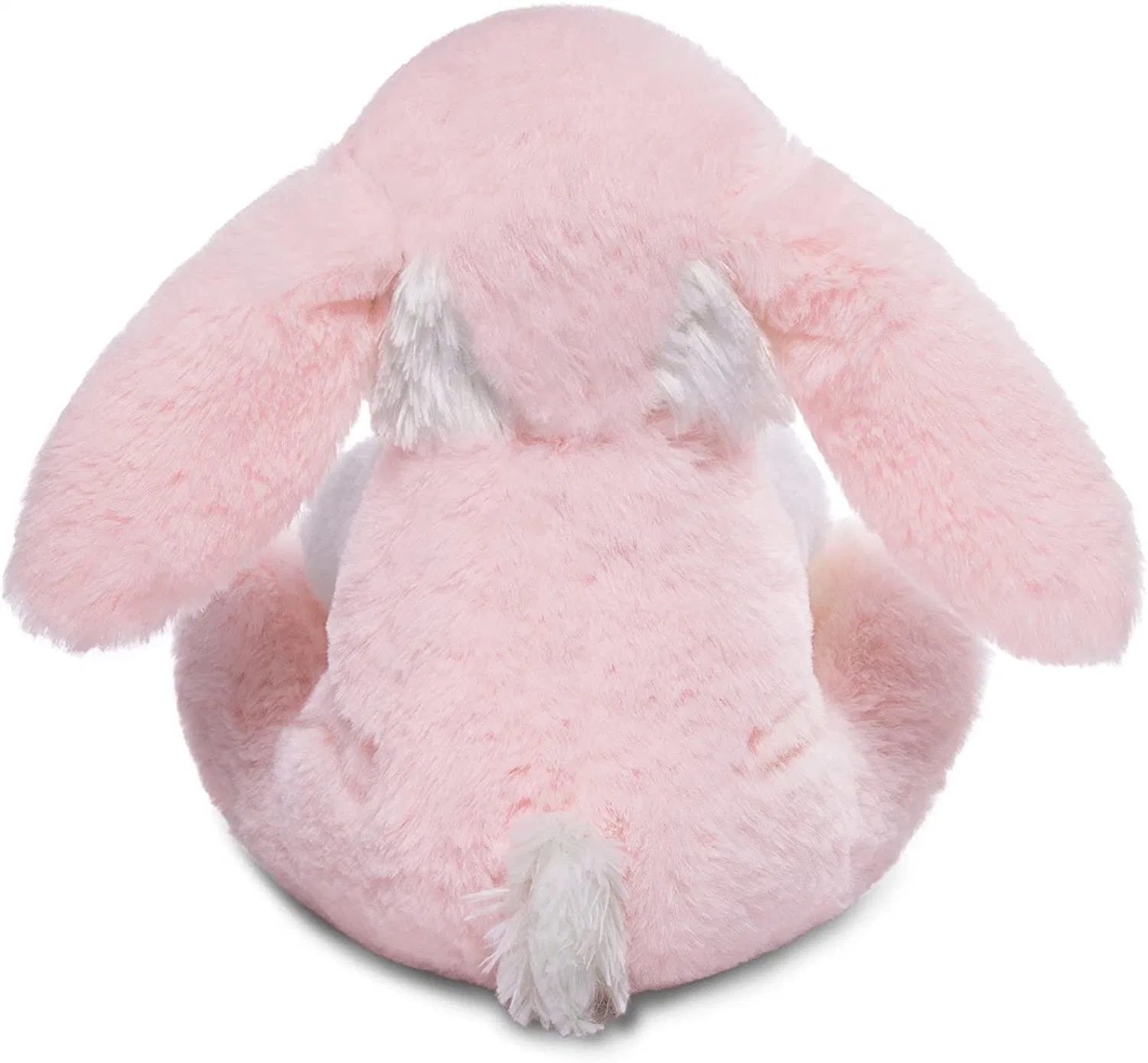 Peluche lapin animal en peluche, animaux en peluche avec oreilles en forme de disquette, jouets en peluche douillets et moquettables