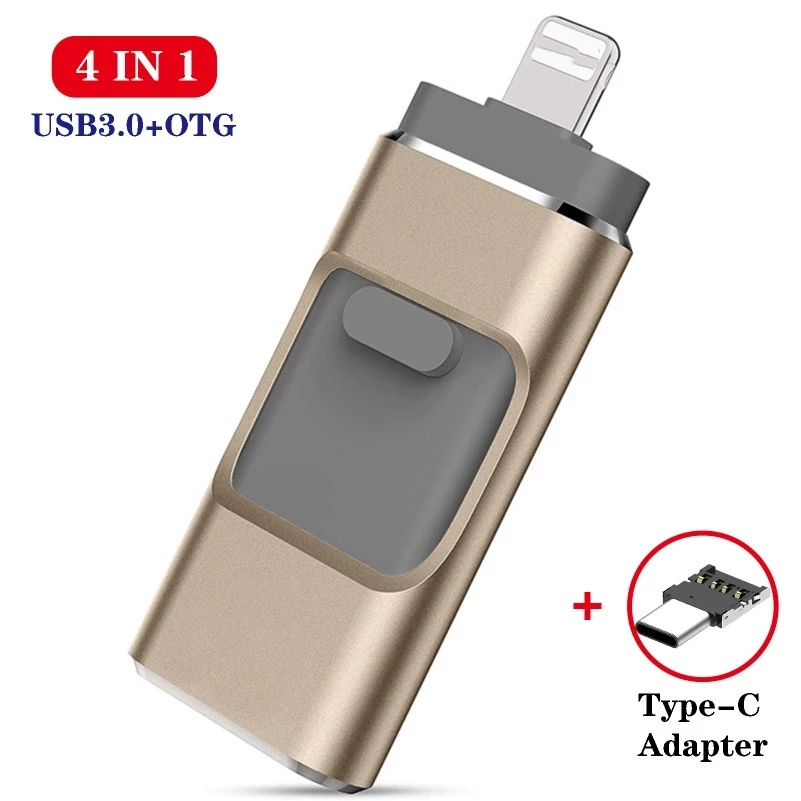 USB Flash Drive for 6 6s 6plus 7 7s 7p 8 8plus Xs 11 12 13 14 iPad Lightning USB Memory Stick 128GB Pendrive for Ios External Storage