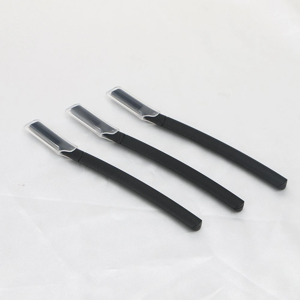 Free Sample Eyebrow Razor Private Label Black Women Eyebrow Razor Set