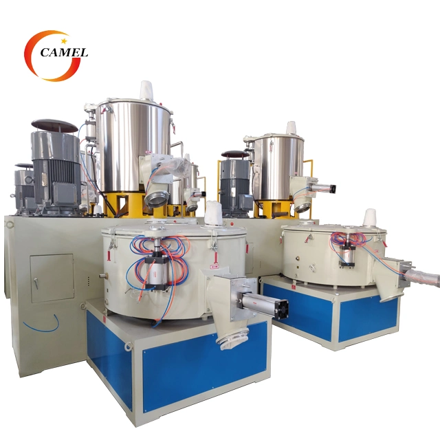 PVC Hot and Cold Compounding Mixer Plastic Stainless Steel Mixer Unit