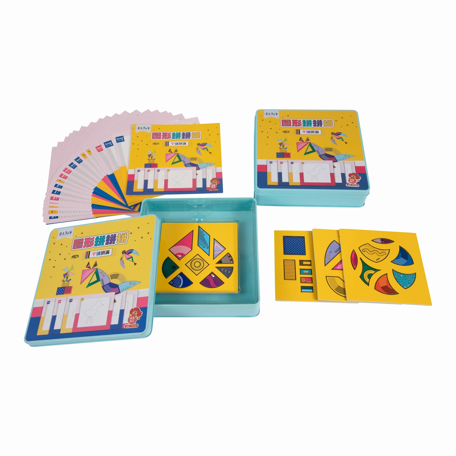 Children Learn Logical Thinking Training Points Read DIY Puzzle Card Toys