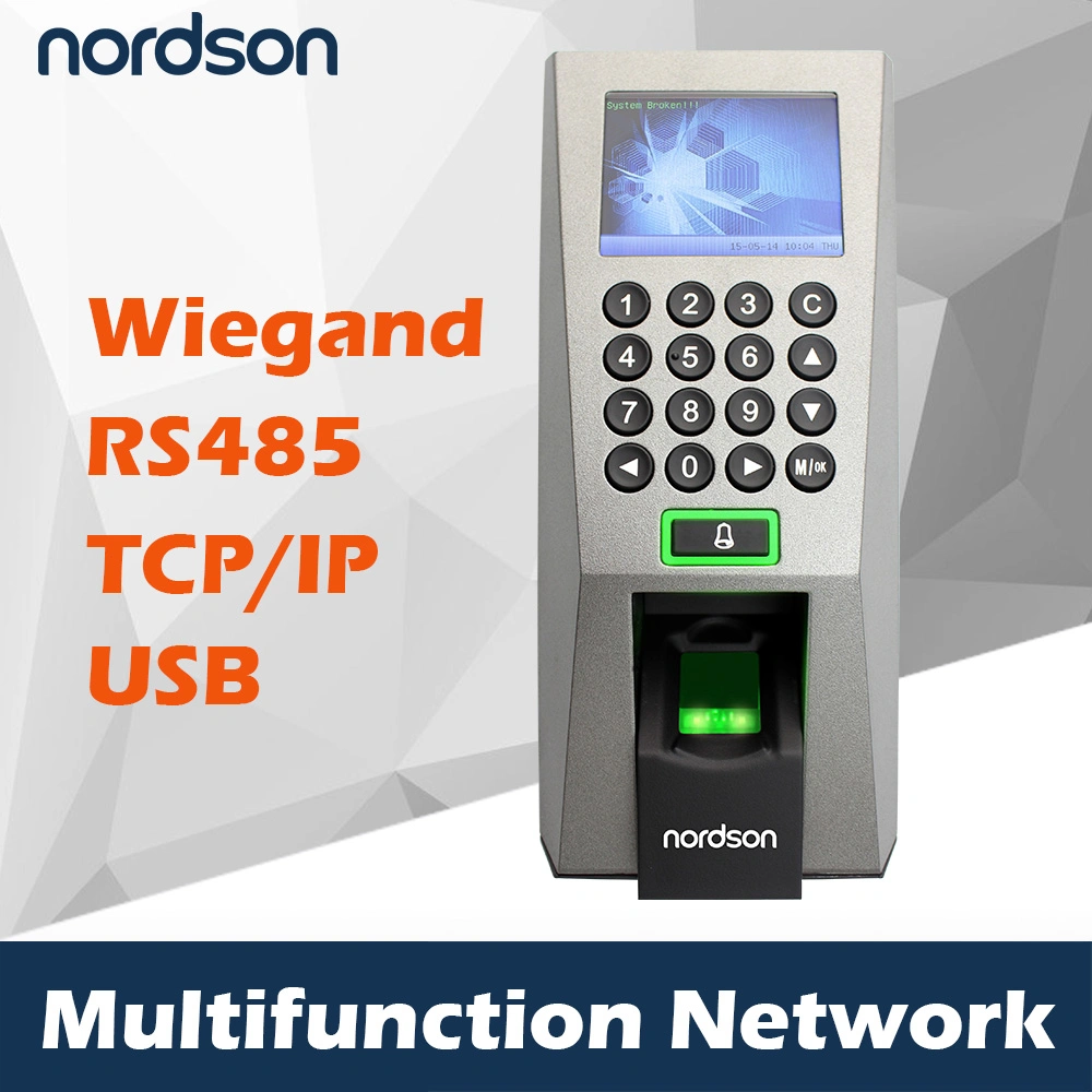 2.4 Inch TFT Color Screen Wiegand TCP/IP, RS232/485 Zkteco Biometric Fingerprint Reader