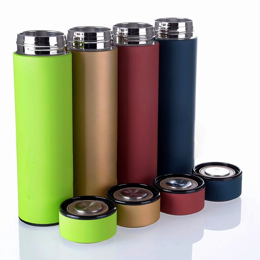 Umweltfreundliche Großhandel 500ml Doppelwand Edelstahl Vakuum-Flasche Reise-Thermos-Cup