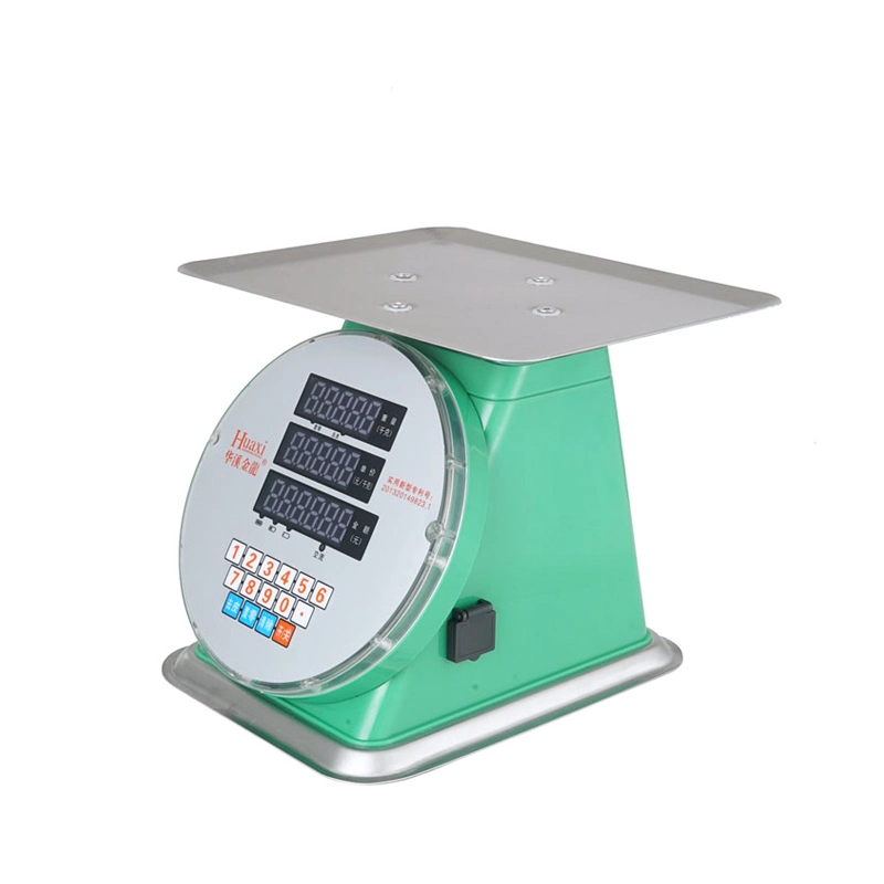 Smart Electronic Price Computing Scales in Weighing Stainless Steel Plate