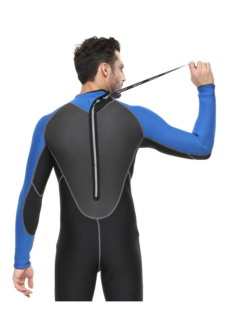 Neopreno para hombres con manga larga Traje de buceo y surf Traje completo de buceo