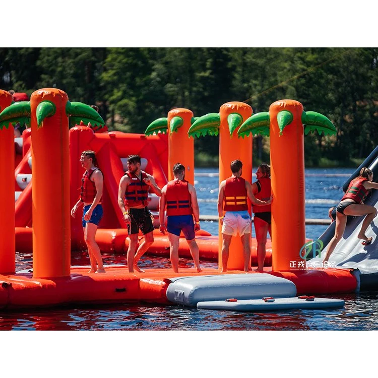 Parque acuático inflable Parque acuático flotante Inflatable para el mar