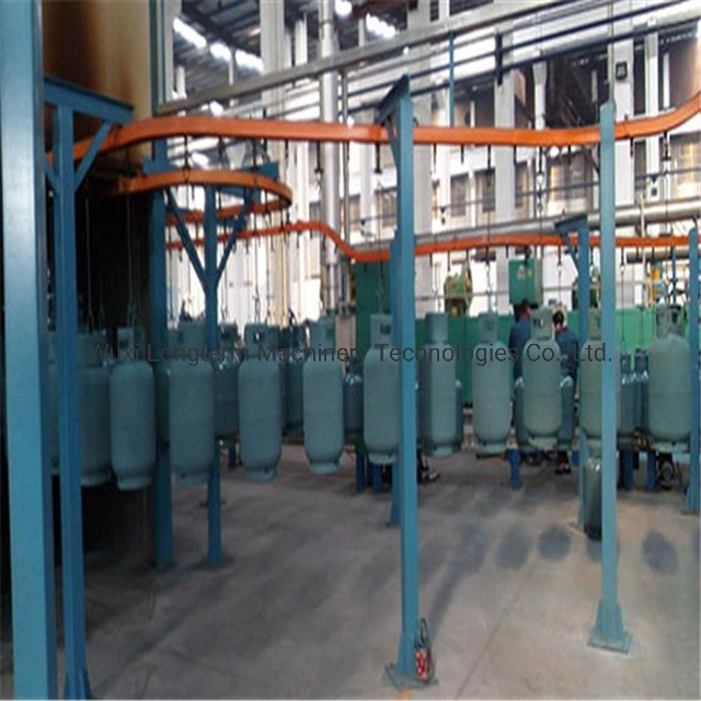 High Performance Dust-Free LPG Gas Cylinder Powder Coating Line / Powder Coating System,