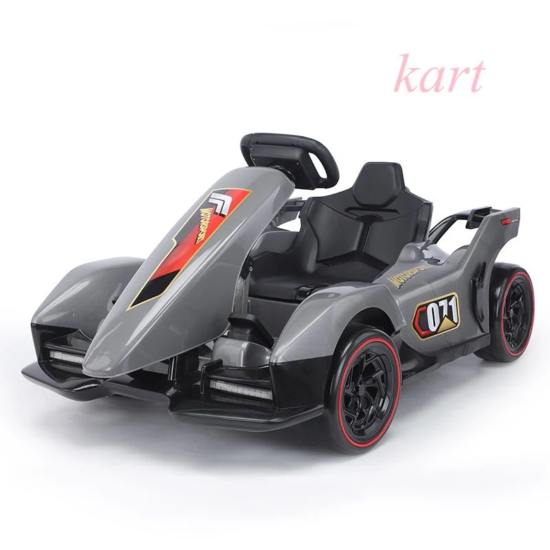 Kids 12V Electric for Toys Ride-on SUV with RC, Lights/Sounds, Aux, Black Children Car Driving