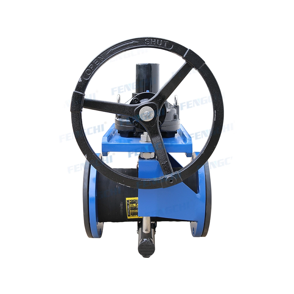 Gear Box Manual Pinch Valve Mining Valve