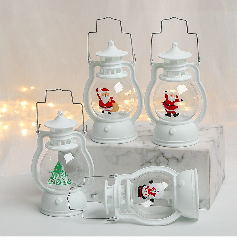 Christmas Lanterns Decoration Hanging Ornaments Outdoor Candle Lantern Light Party Supplies