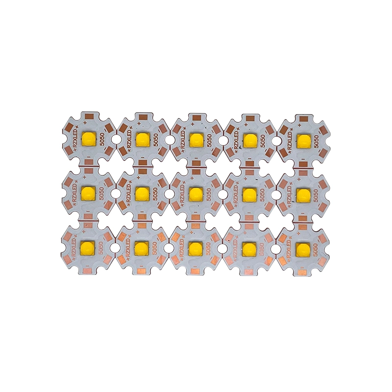 الصمام الثنائي الباعث للضوء عالي القدرة 18 واط 6V 5050 Xhp50 أبيض دافئ لحية LED لشريحة 2700K 3000K 3500K 5050 LED