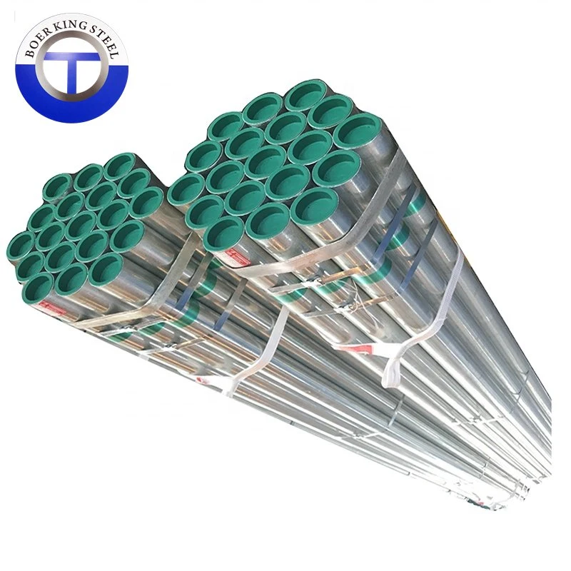 Good Quality Hot Dipped Large Diameter Galvanized Steel Round Tube ERW Galvanized Mild Steel Drain Pipe