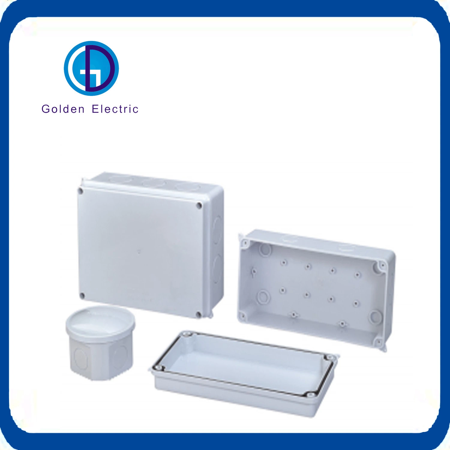 IP65 Jk Series Grey Outdoor Galvanized Electrical Enclosures Junction Boxes