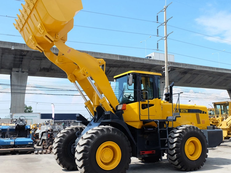 5 toneladas de cargadora de ruedas 957z con motor diésel de la hoja de nieve a Tailandia