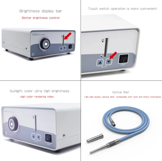 Medical Cold LED Light Source for Laparoscope Surgery.