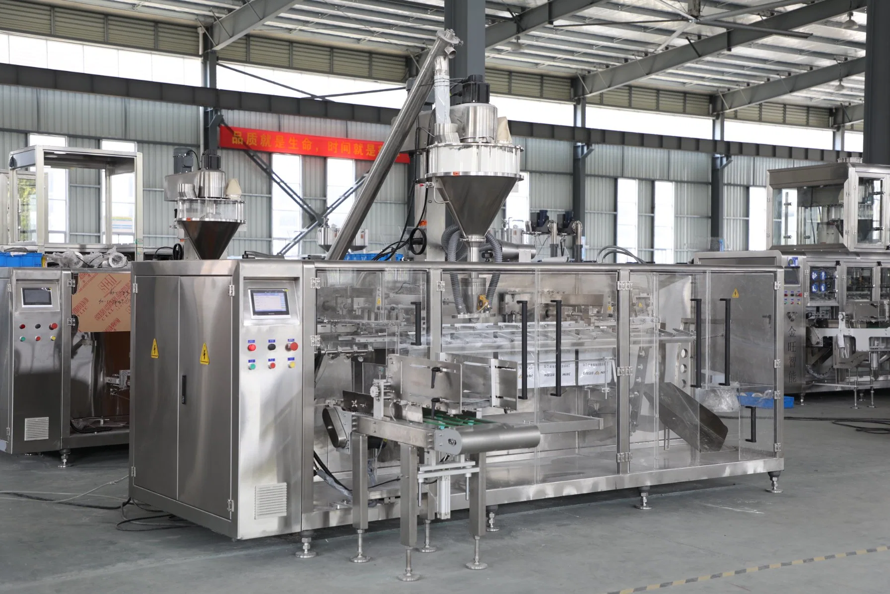 Automatic Horizontal Pouch Bag Packing Bagging Machine for Daily Chemicals, Oils