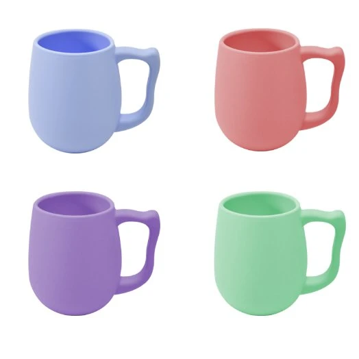 12oz Tasses à boire en silicone étanches avec poignées