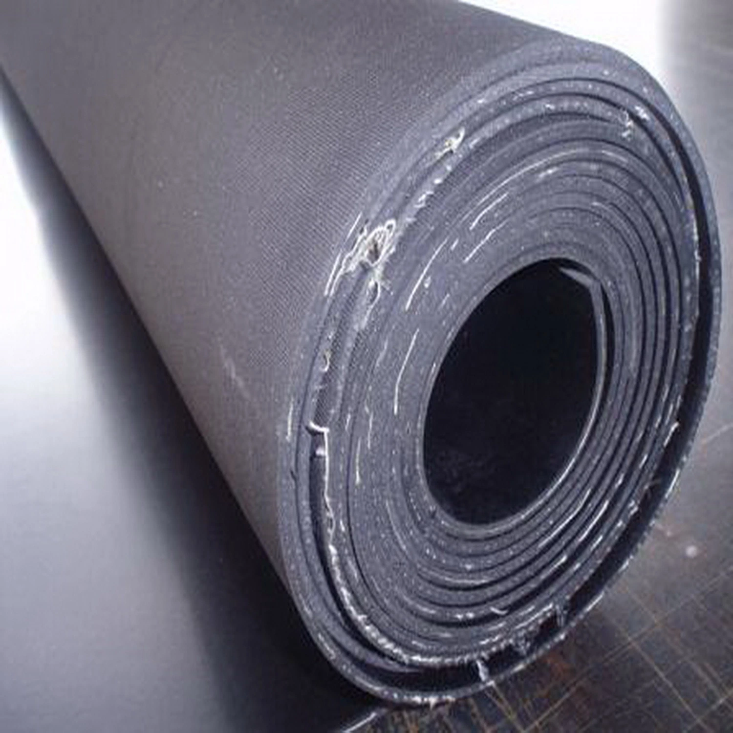 3mm Cloth Insertion SBR NBR NBR Nr EPDM Rubber Sheet with 1ply