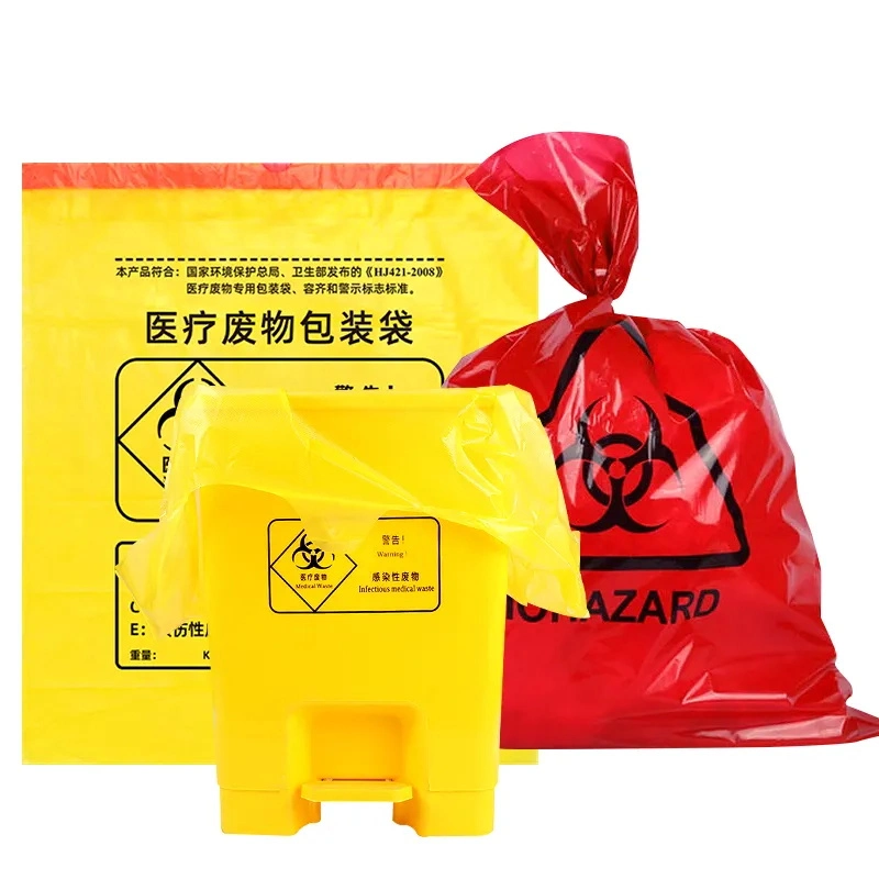 Wholesale/Supplier Price Supplier High quality/High cost performance  Density Plastic Bio Hazard Waste Bag Autoclavable Bag