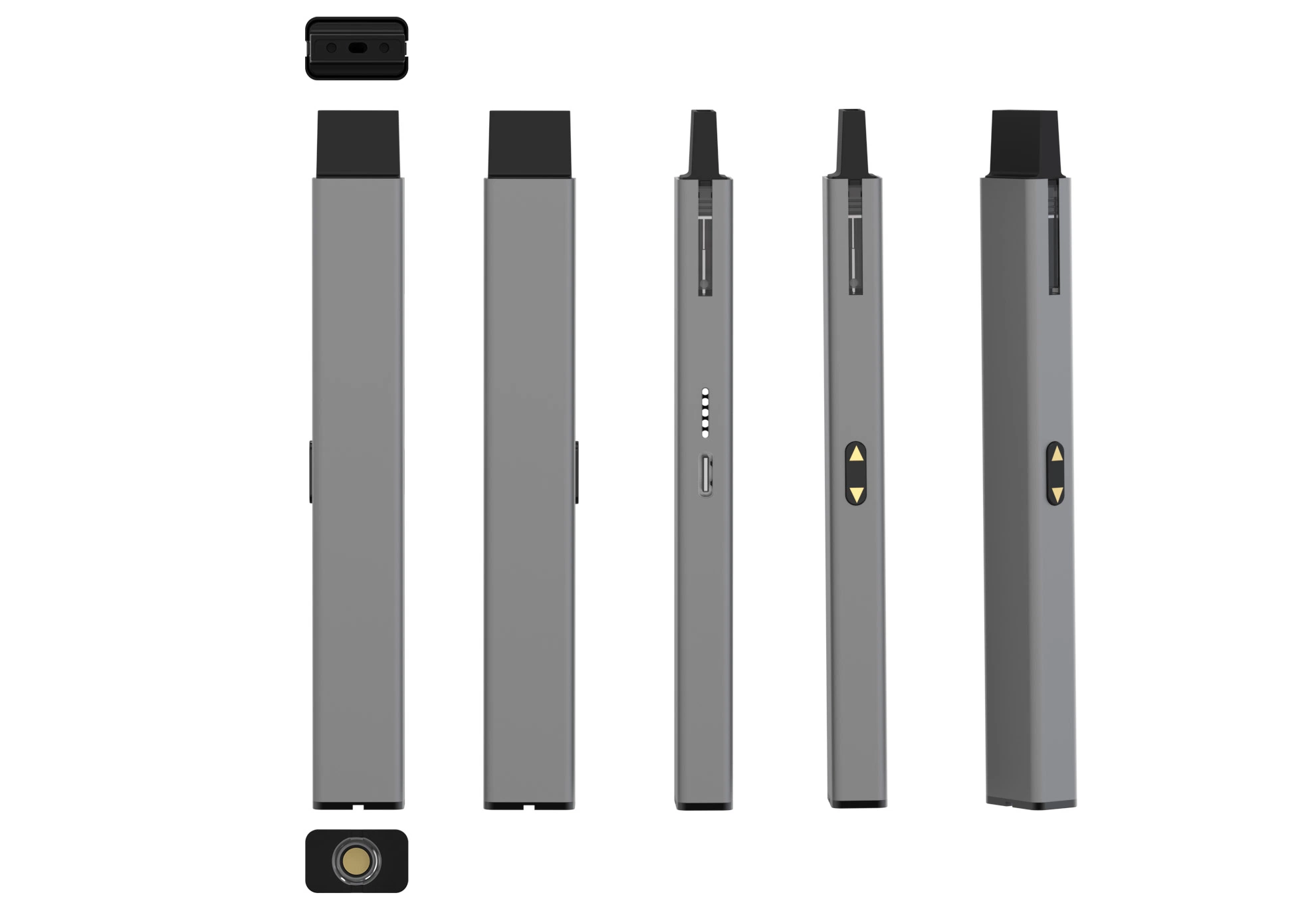 Makeon Unique Rechargeable 2-In1 Battery for 510 Cartridge and Pod Custom Logo Brand Name Muha Mini Battery Pen
