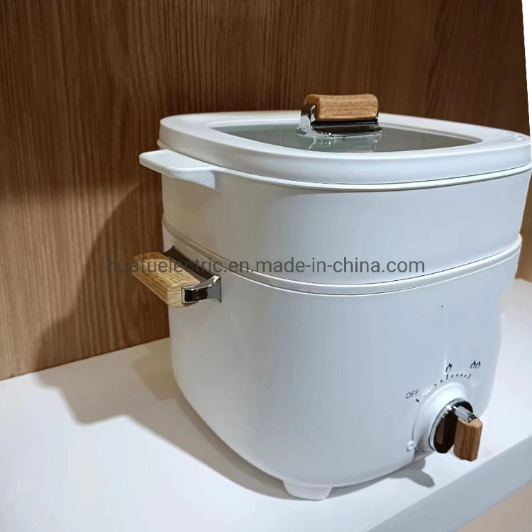 Cocina eléctrica 2.5L sartén eléctrica Cocina Rápida Cocina Multi olla de cocina Electrodomésticos Hogar