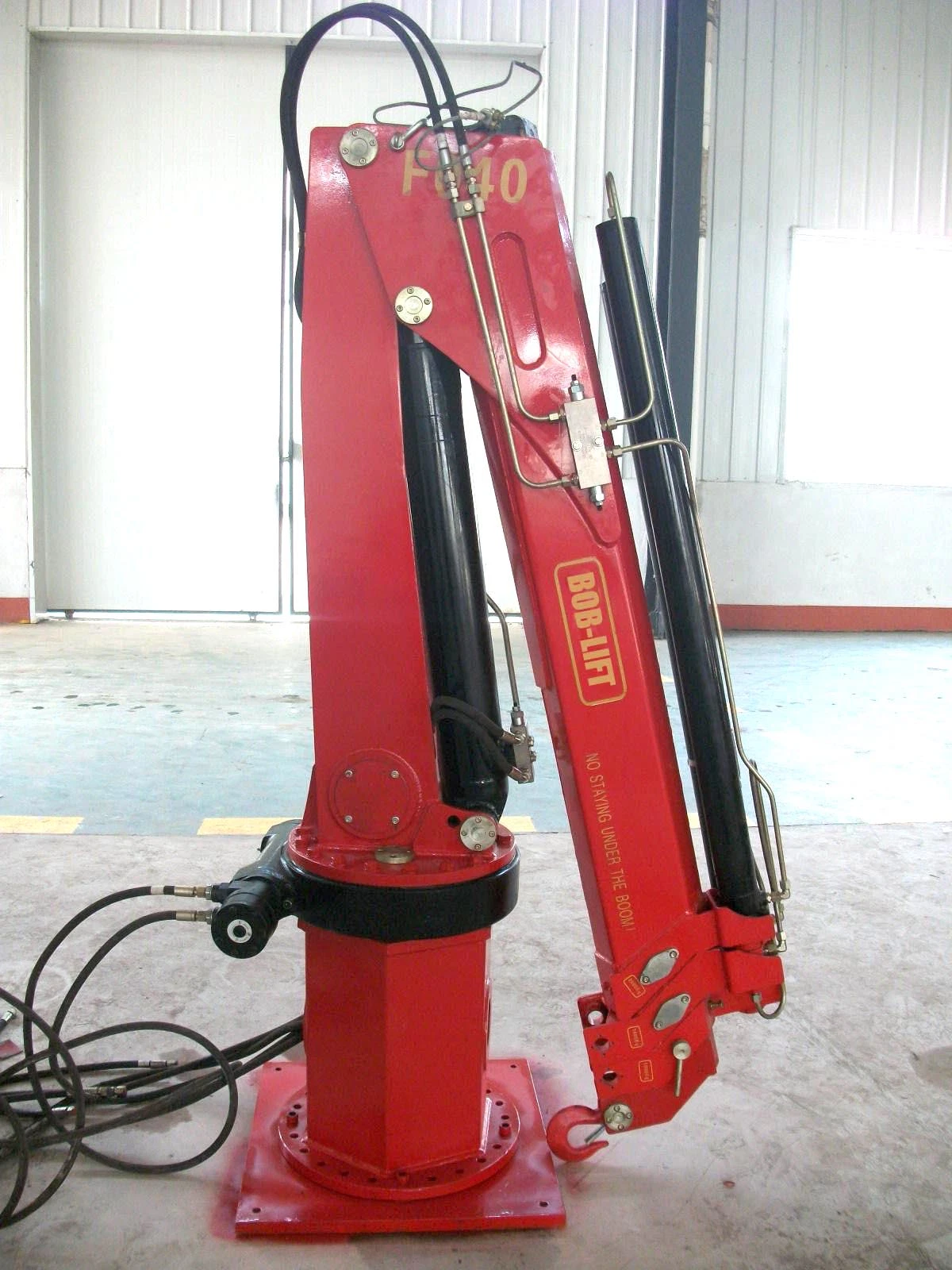 2 Ton Small Ship Crane Boom Ship Hoist Lift Sand Offshore Usage