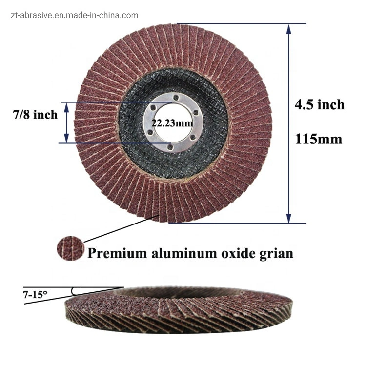 115 mm Grinding Wheel Flap Disc Disk for Stainless Steel Polishing