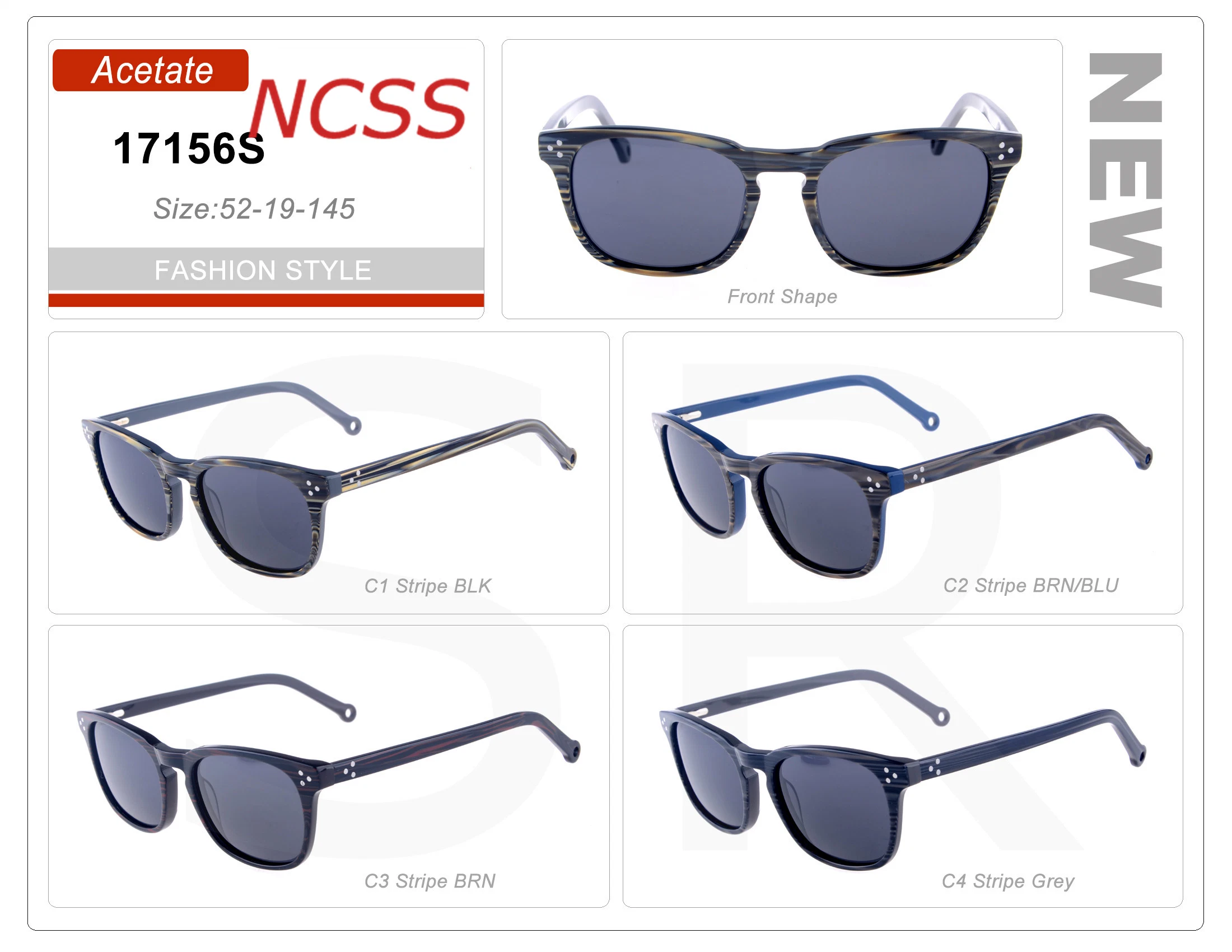 Popular Style Approving Quality Acetate Frame Sunglasses