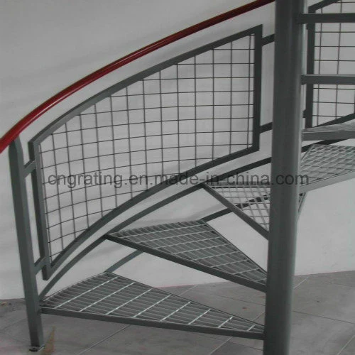 Escalera con Nosing de placa de rayas verticales