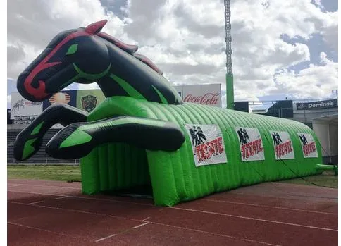 2023 New Red Inflatable Football Entrance Tunnel Dominguez Dons High School