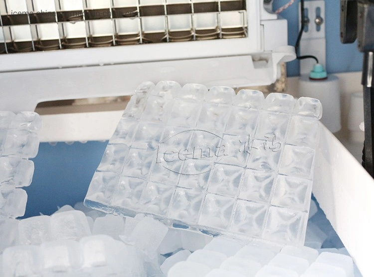 Square Cube Ice Maker Machine, Big 1 Ton Cube Ice Making Machine