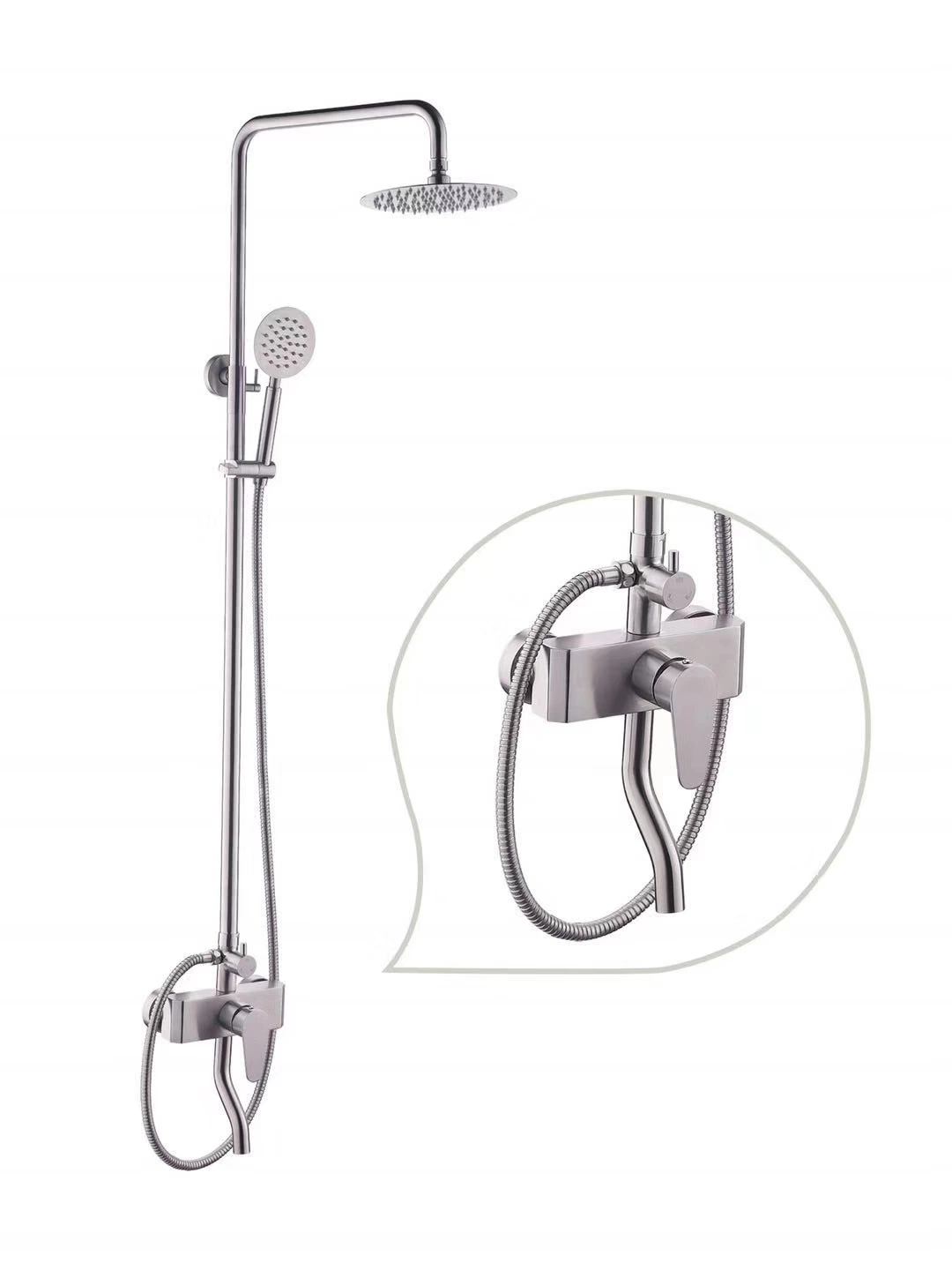 Bathroom Accessories Hand Rain Shower Faucet Set