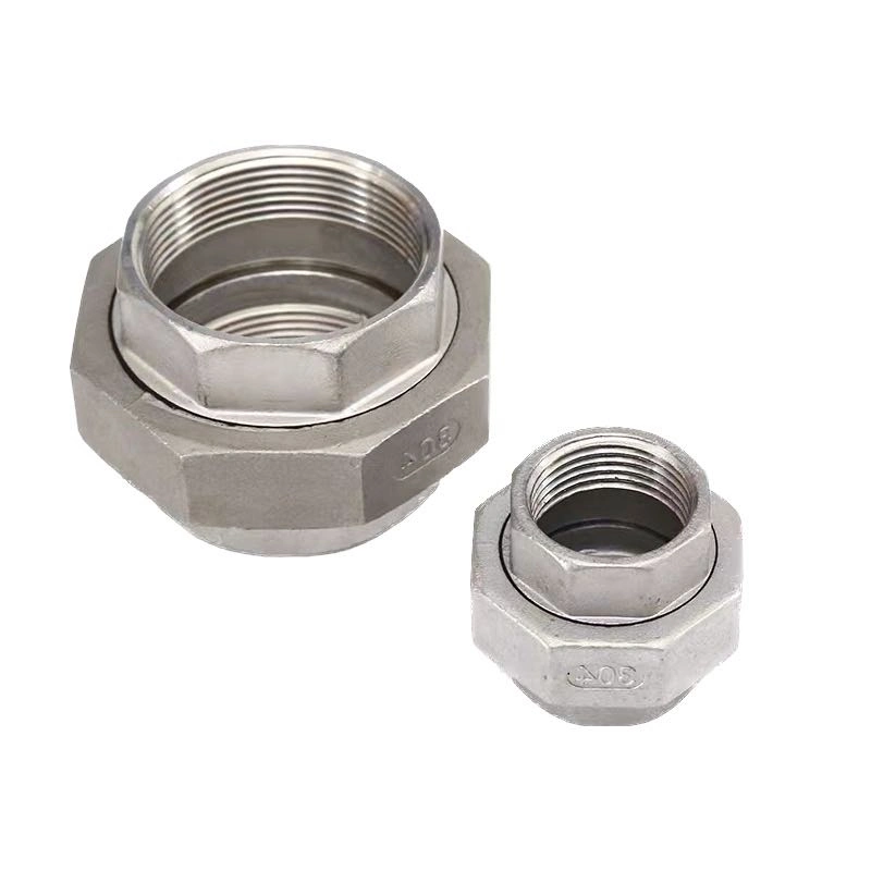 Wenzhou Industrial Ss201/304/316 Stainless Steel Female Threaded Pipe Fitting Joint Union