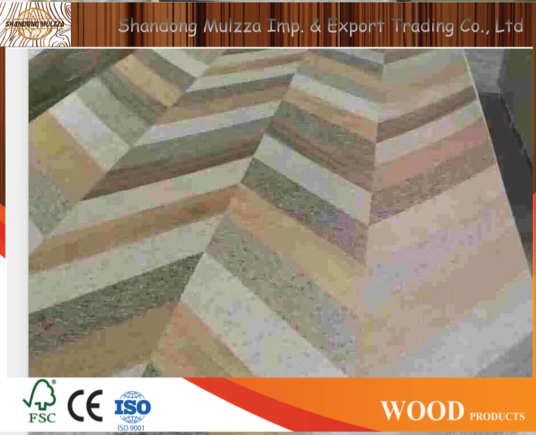 Sapeli/Oak/Teak/Ash/High Glossy/Matt/Embossed/UV/Melamine Natural Wood Veneer Laminated MDF/