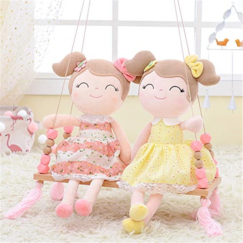 Baby Doll Girl Gifts Toys Rag Dolls Plush Toy Soft Spring Girls Pink