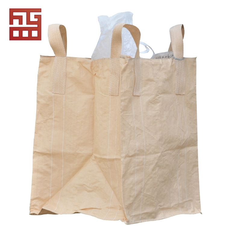 Sample Customization 1 Ton FIBC Big Bag Cross-Angle Loop Sack Container Bag