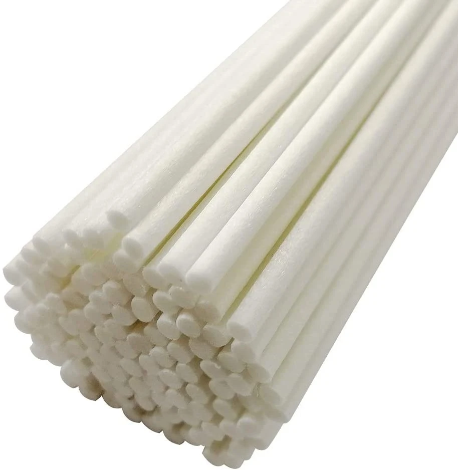 180mmx4mm 100 Diffuser Rod Reed Rod with Natural Fiber Core, Scented Essential Oil Scented Diffuser Stick with Custom Fiber Core