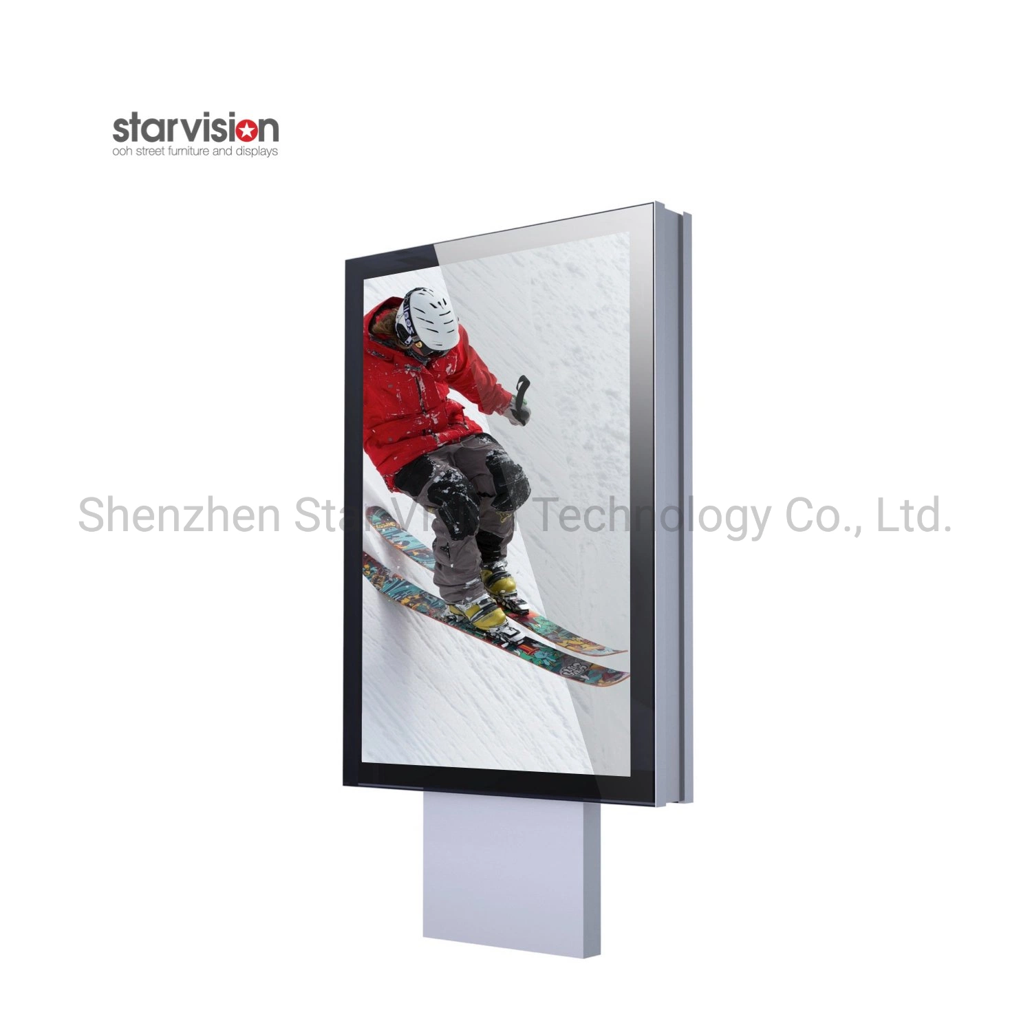 Floor Stand 6 12 Sheet Customize Outdoor Double Faces Billboard Mupi Light Box Advertising