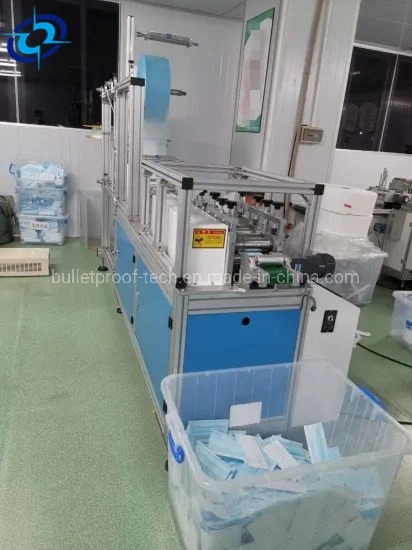 Automatic Outside Earloop Face Mask Making Machinery Textile Face Mask Machine