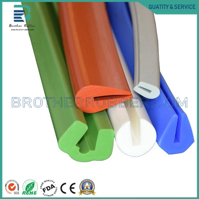 Customize Solid or Color Flexible Rubber Edge Protection Belt for Office Furniture