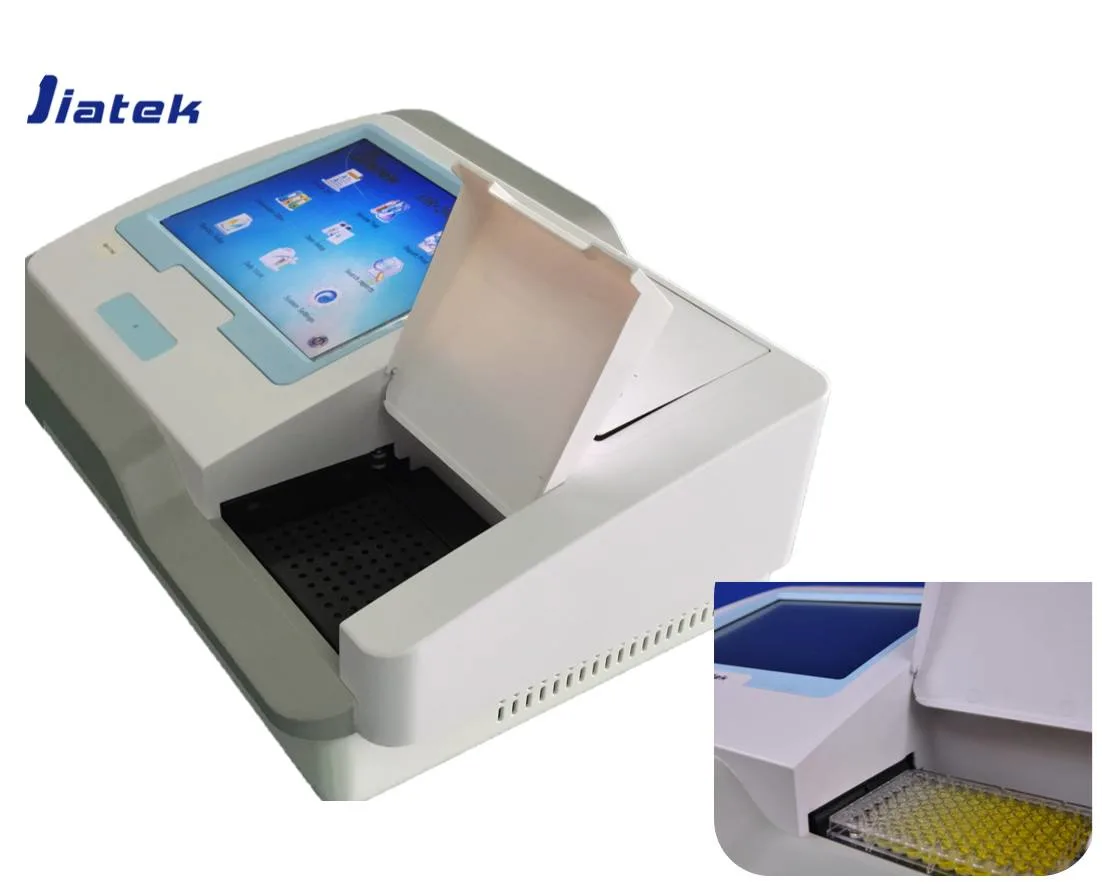 Laboratorio Médico equipo fabricado en China, Lector de microplacas Precio para kits de Elisa