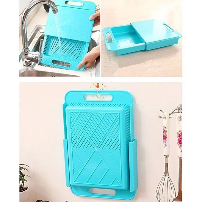 3 in 1 Multifunctional Chopping Board with Drain Basket Mi10530