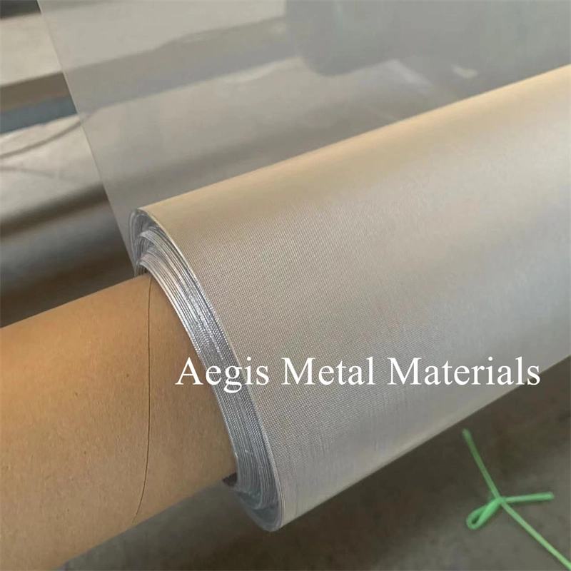 40 60 100 Mesh Pure Nickel Wire Mesh 1.8X30m 1.6m Roll