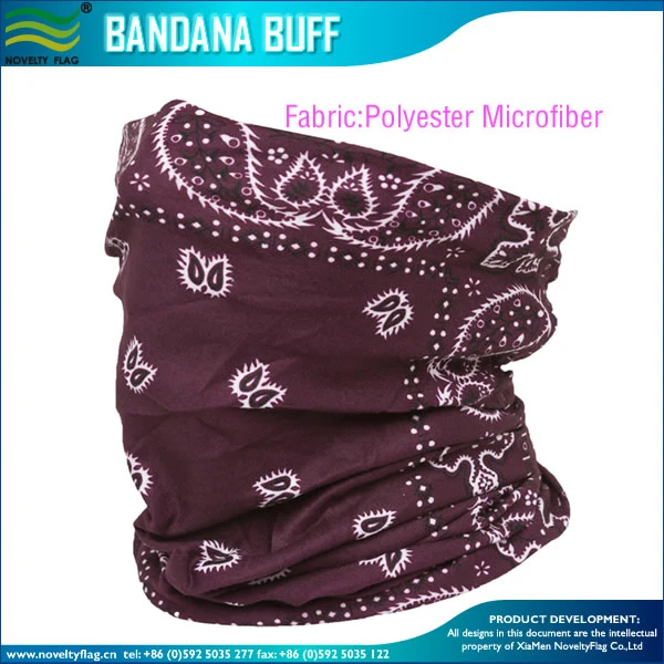 25*50см Ярко раскрашенные деревянные ткань из микроволокна Bandana (J-NF20F19017)