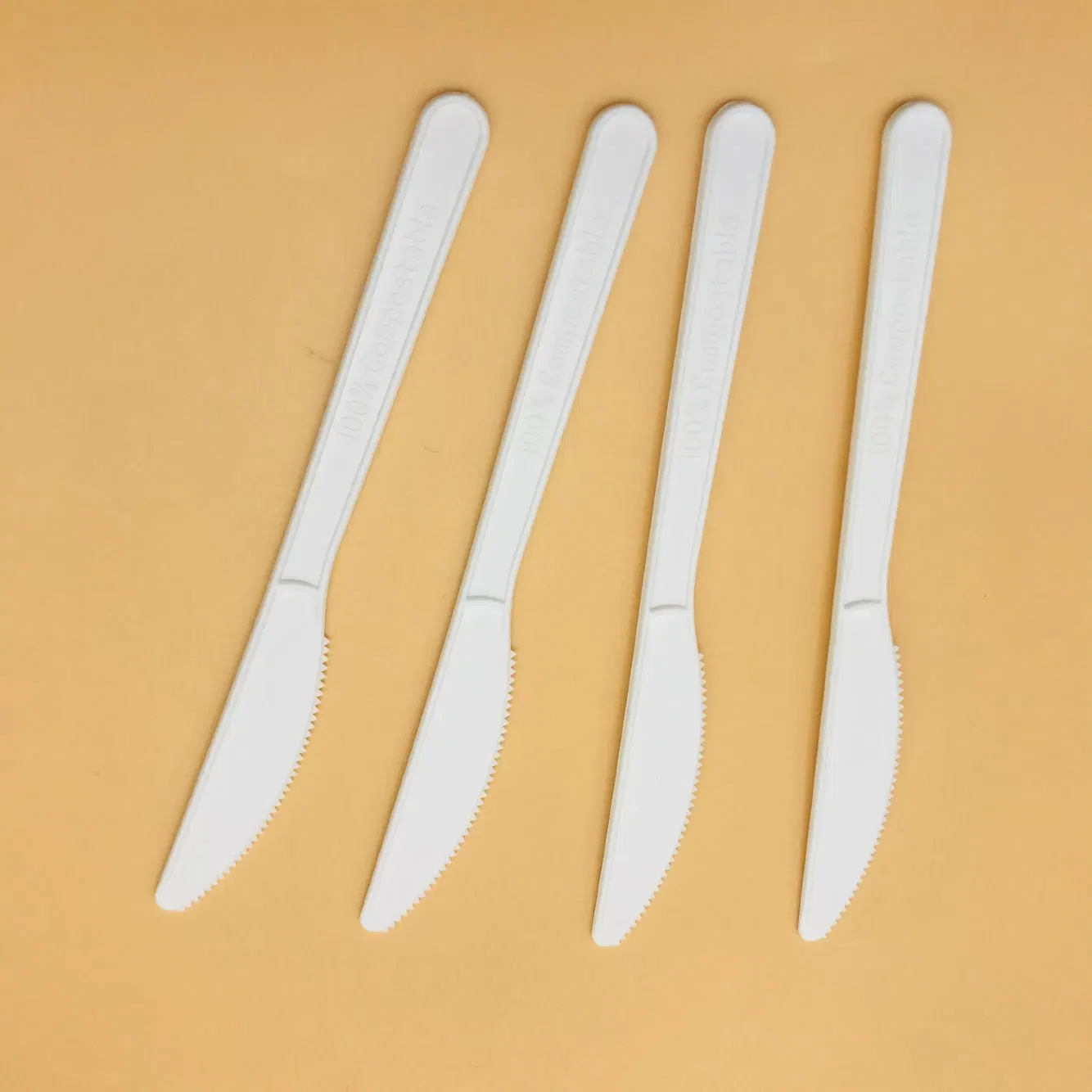 Compostable PLA Take out Knife with Bag