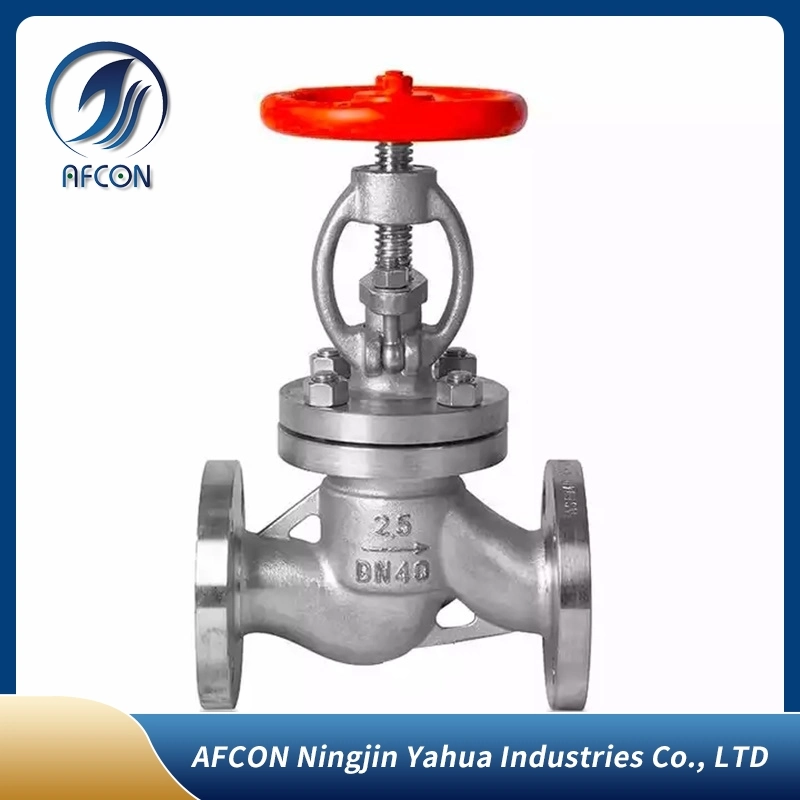 DIN Flange Metal High Temperature Corrosion Resistant Globe Valve