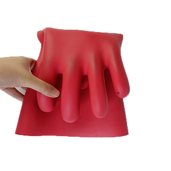 En60903 2.5kv Durable Latex Gloves Electrical-Insulating Gloves