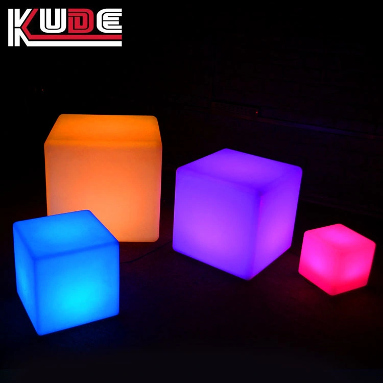 Rechargeable Cube Table and Chair for Party